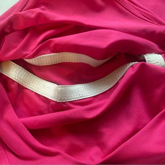 Lucky In Love Pink Racer Back Tank Size Large - Picture 4 of 9